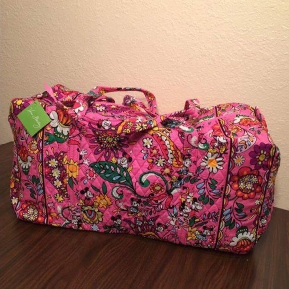 Vera Bradley Bags Vera Bradley Just Mousing Around Large Duffel Nwt Poshmark
